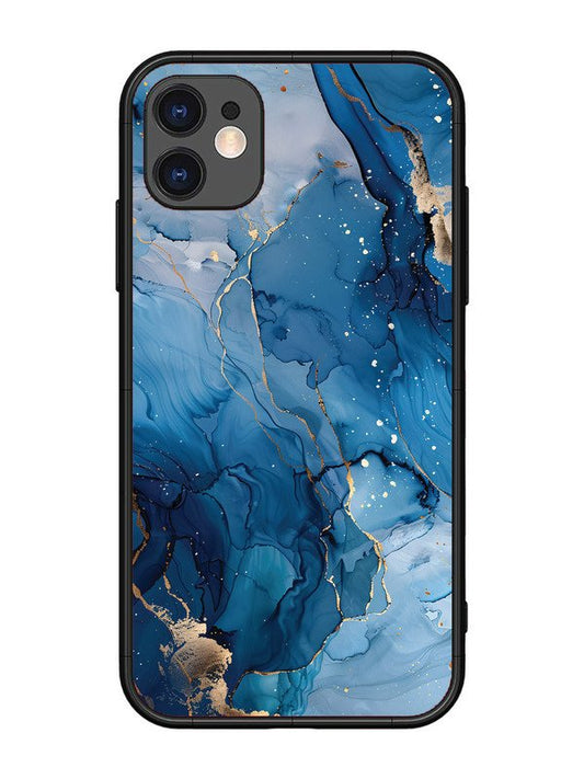 iPhone 11 Oceanic Pattern with Golden Sprinkles