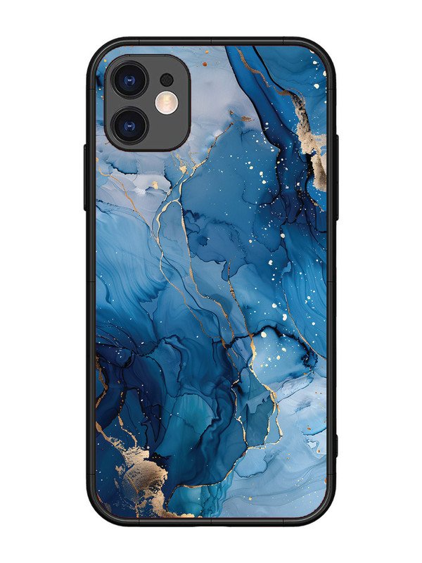 iPhone 11 Oceanic Pattern with Golden Sprinkles
