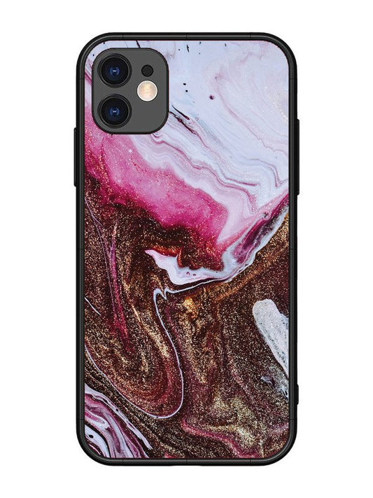 iPhone 11 Elegant Rose & Gold Marble