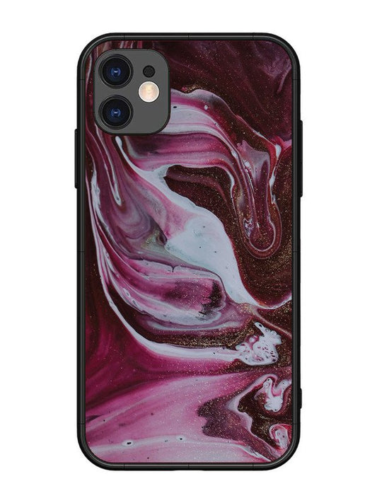 iPhone 11 Pink And Golden Marble