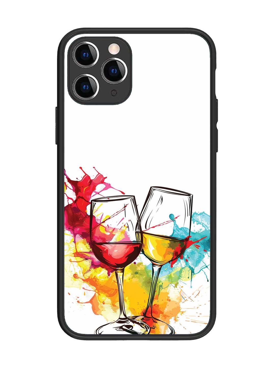 iPhone 11 Pro Colorful wine glasses