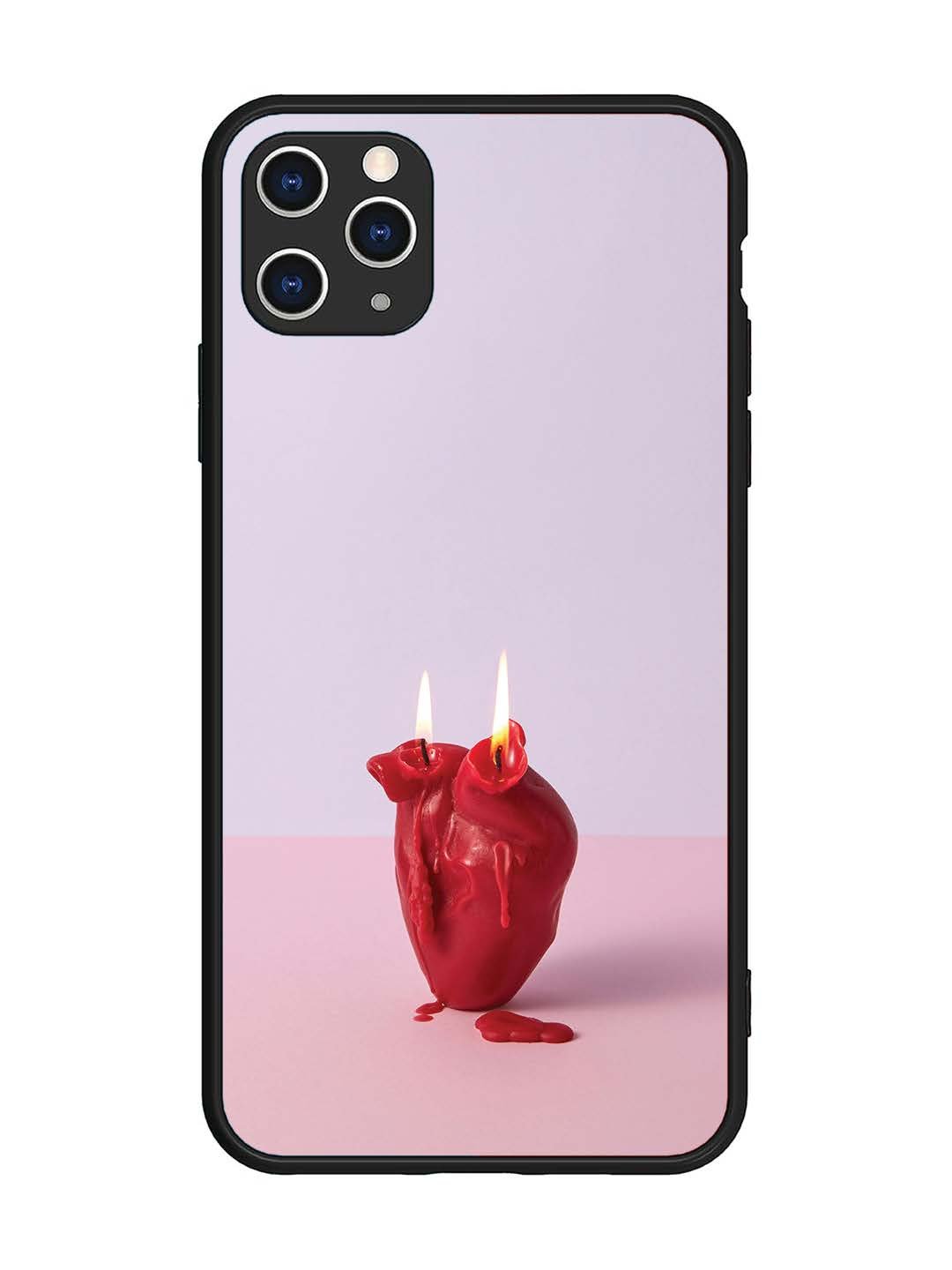 iPhone 11 Pro Max A Lighted Heart Candle
