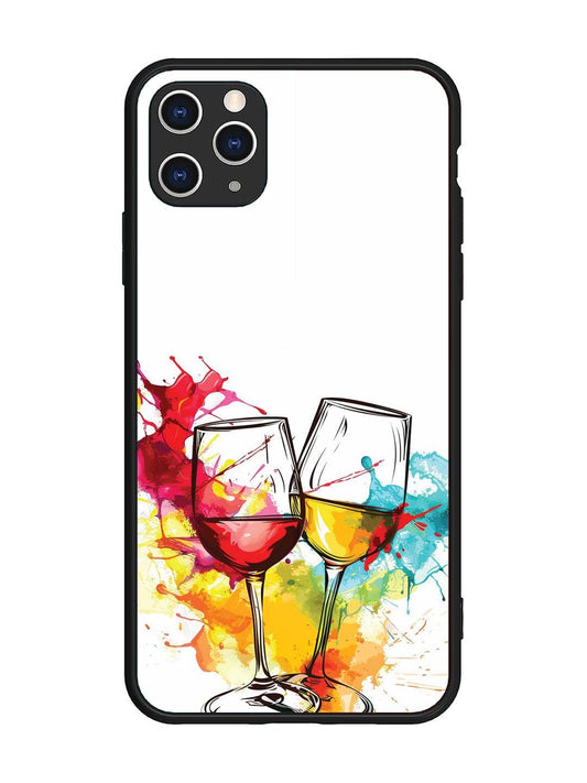 iPhone 11 Pro Max Colorful wine glasses