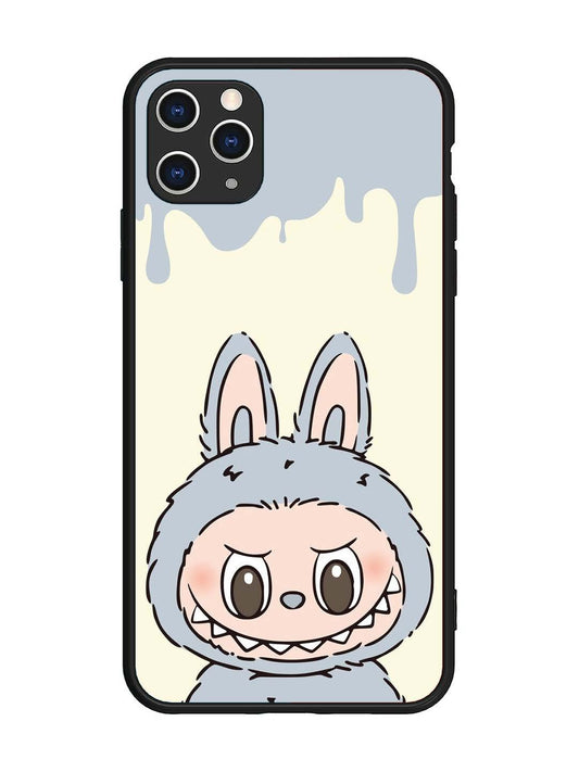 iPhone 11 Pro Max Labubu Closeup Blue