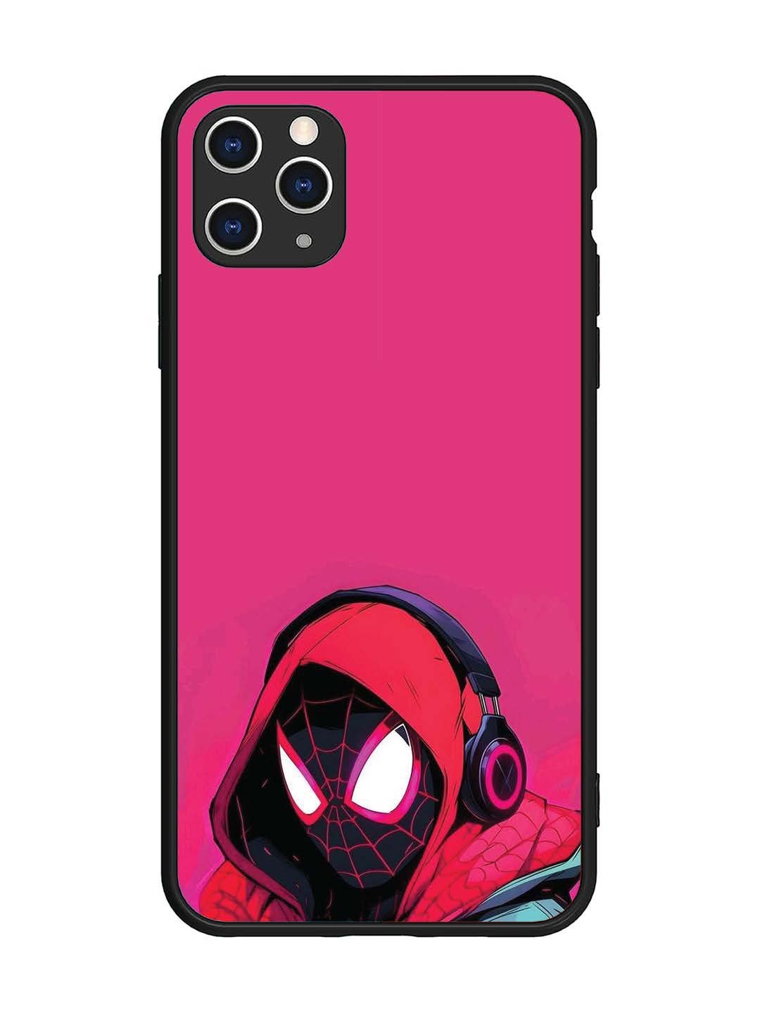 iPhone 11 Pro Max Spidey Listening Music