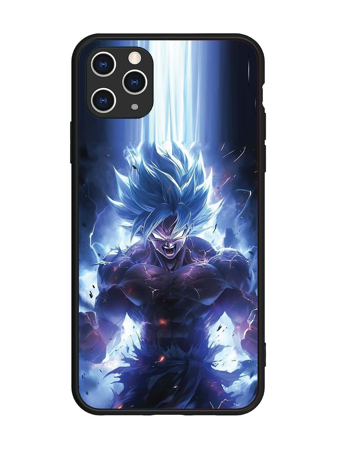 iPhone 11 Pro Max Super Saiyan Blue and Angry