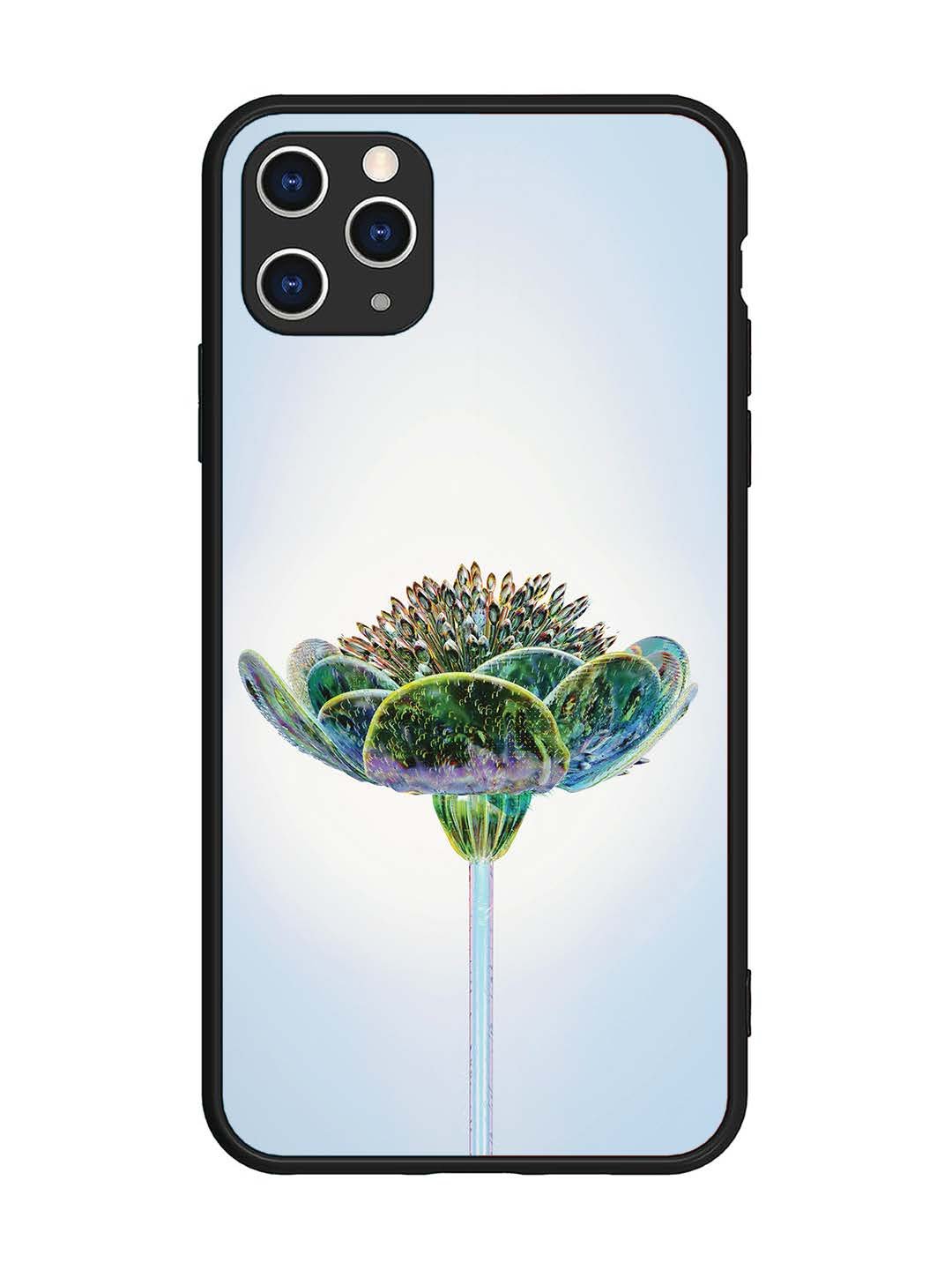 iPhone 11 Pro Max Liquid Glass Chromatic Flower