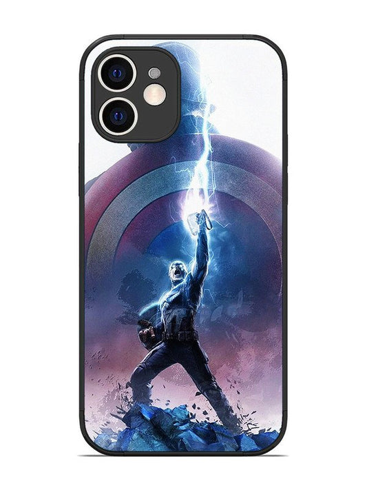 iPhone 12 captain-america-thor-hammer-lightning