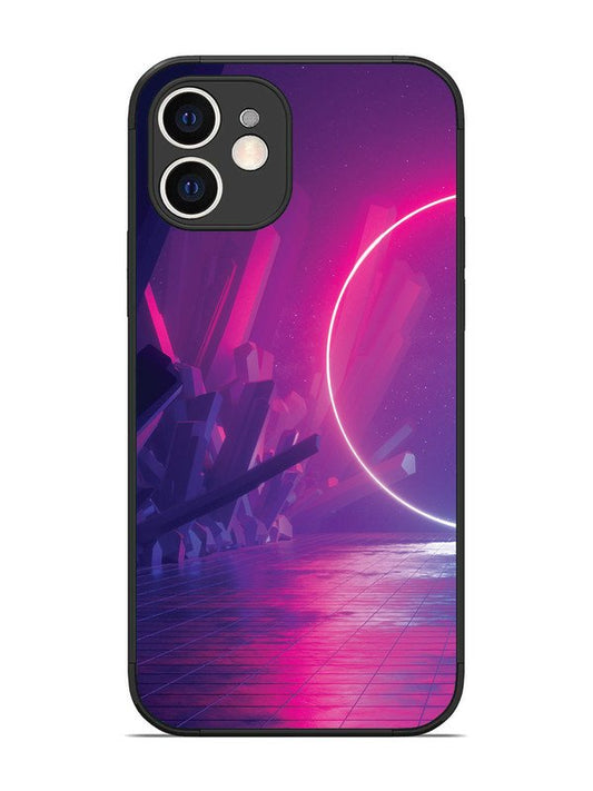 iPhone 12 abstract with Neon Light