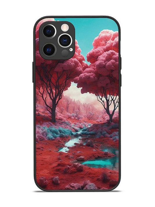 iPhone 12 Pro Pink Forest