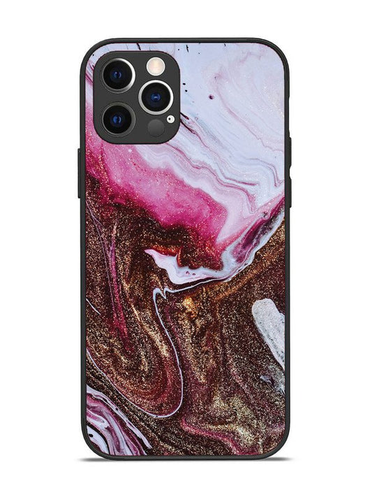 iPhone 12 Pro Elegant Rose & Gold Marble