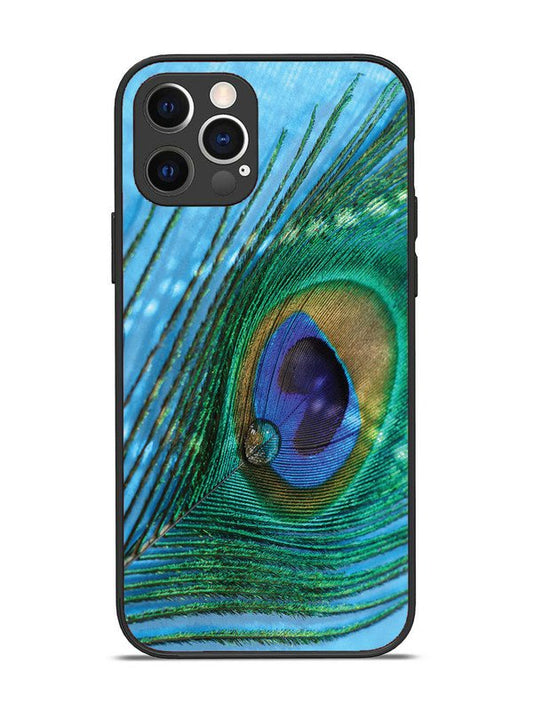 iPhone 12 Pro A drop on Peacock Feather