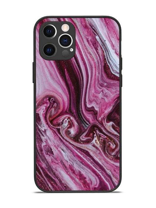 iPhone 12 Pro Pink Flood Marble