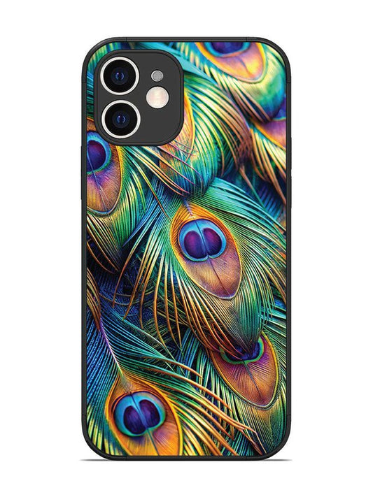 iPhone 12 peacock feather