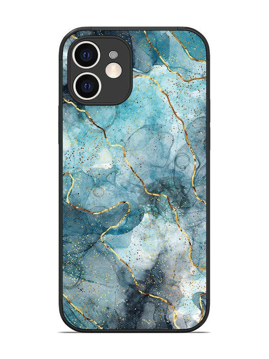 iPhone 12 Oceanic Golden Strip Marble