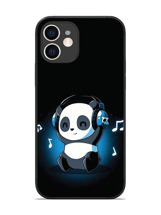 iPhone 12 Panda Listening Music