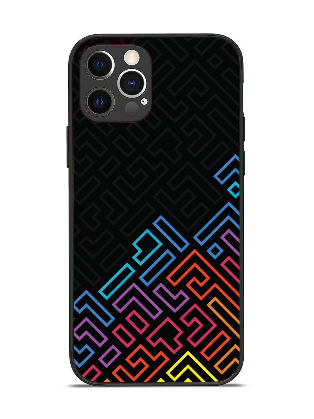 iPhone 12 Pro colorful-abstract