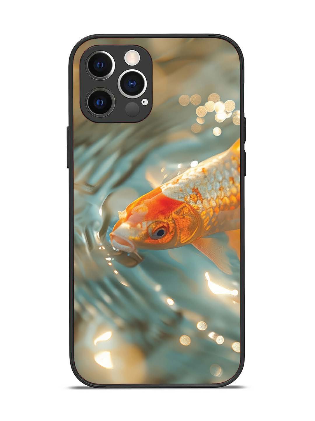 iPhone 12 Pro gold-fish-animal