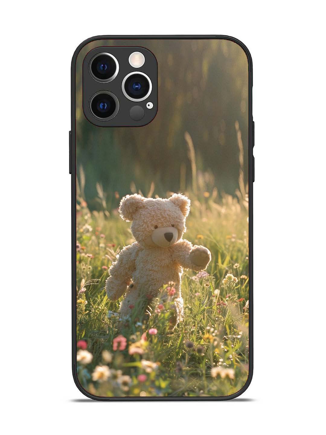 iPhone 12 Pro Teddy Bear Outdoors