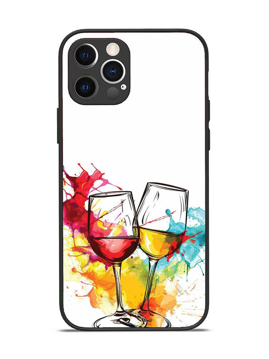 iPhone 12 Pro Colorful wine glasses