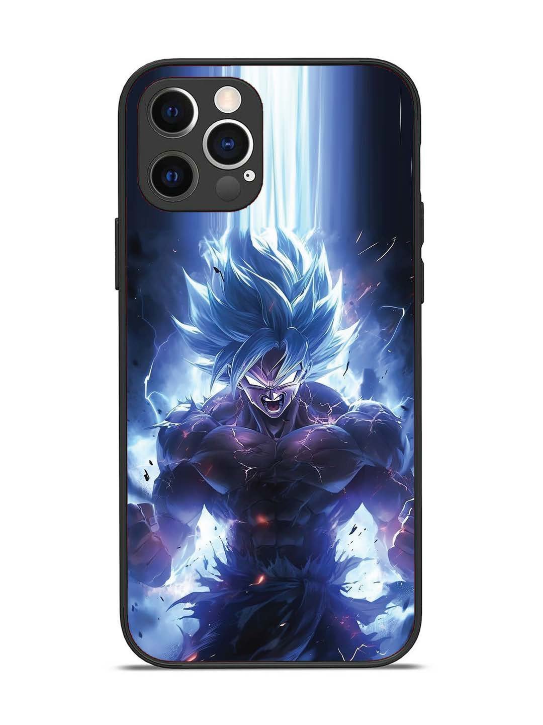iPhone 12 Pro Super Saiyan Blue and Angry
