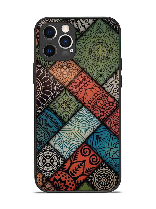 iPhone 12 Pro Kaleidoscope Tile Art