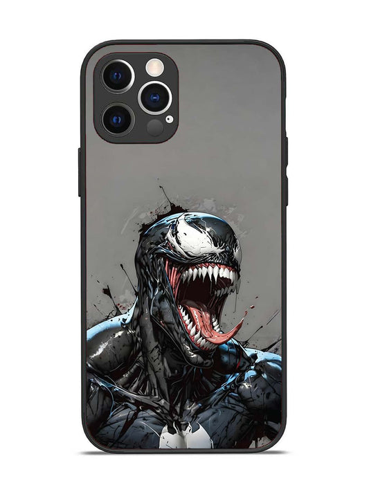 iPhone 12 Pro Venom Symbiote Grin Art