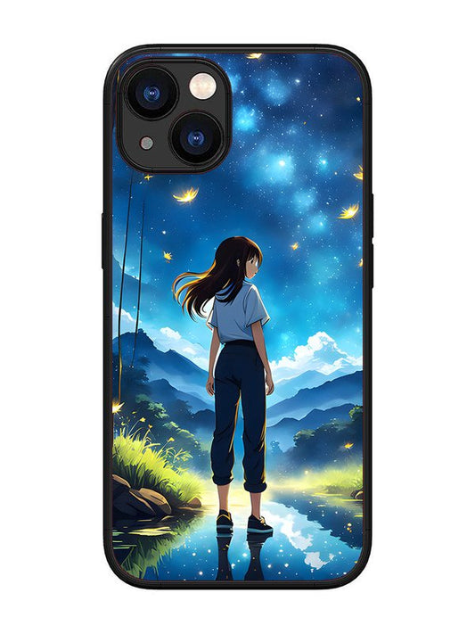 iPhone 13 Girl In Beautiful Forest