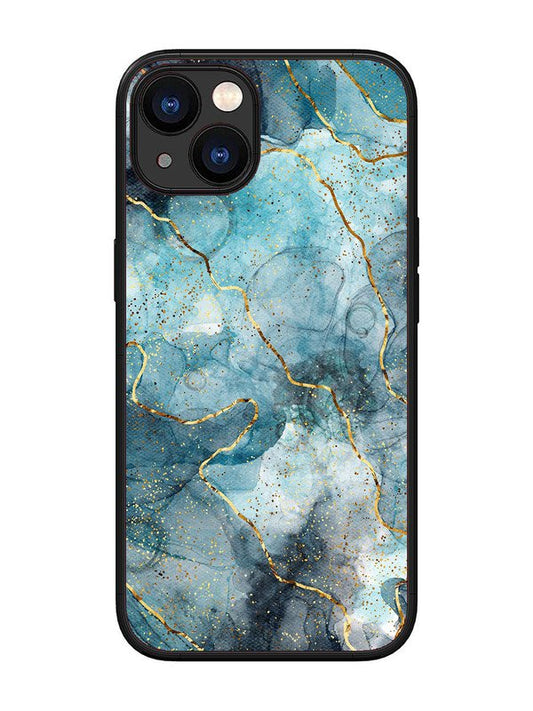 iPhone 13 Oceanic Golden Strip Marble