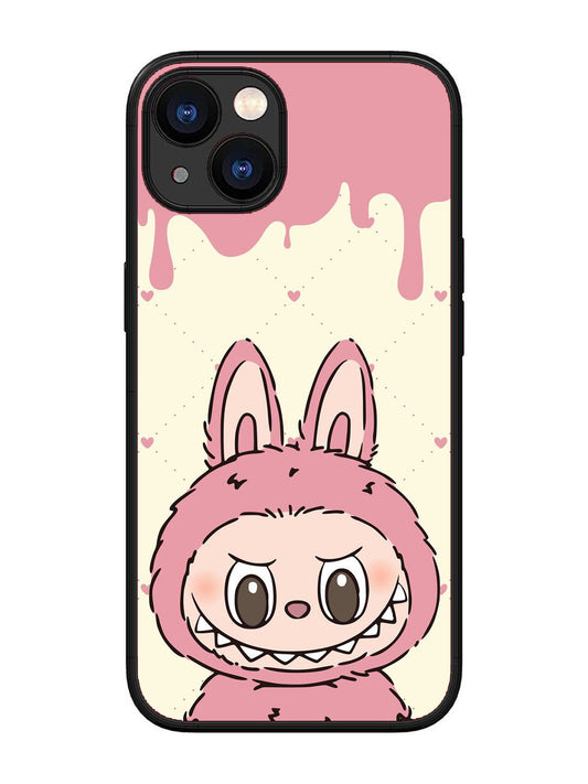 iPhone 13 Labubu Closeup Pink