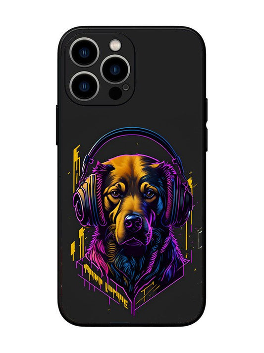 iPhone 13 Pro Max Music Lover Dog