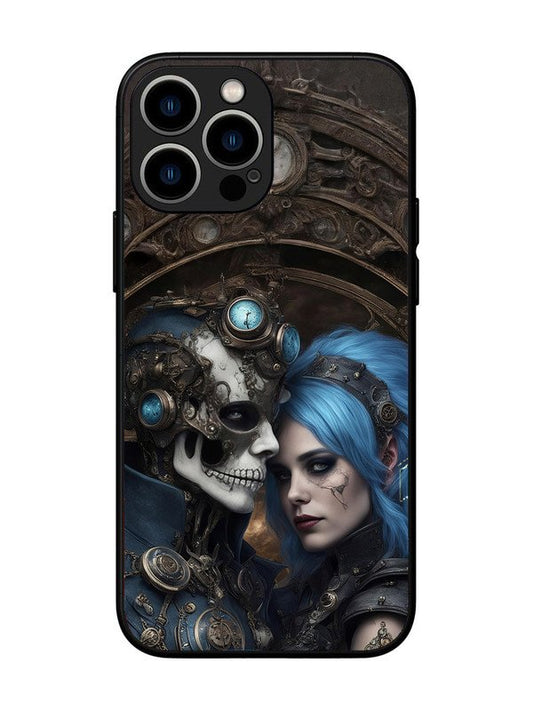 iPhone 13 Pro Max Skeleton & Devil Girl