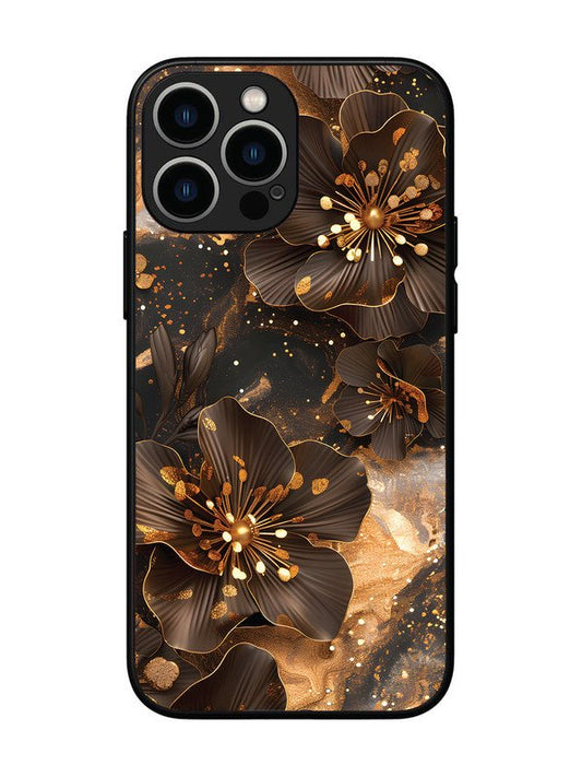 iPhone 13 Pro Max Golden Flowars