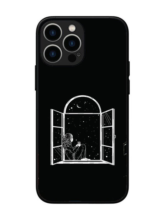 iPhone 13 Pro Max Little Girl on Window