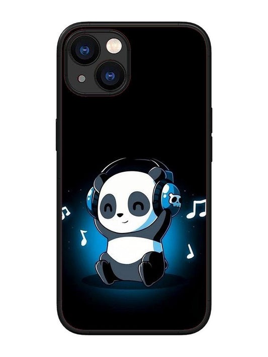 iPhone 13 Panda Listening Music