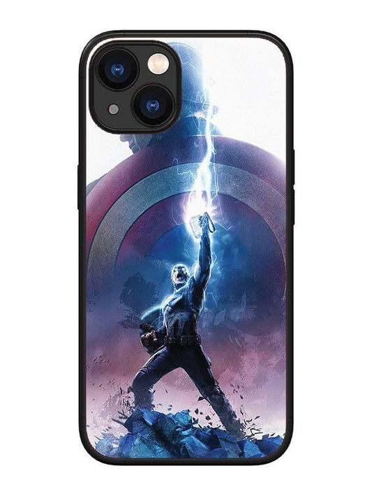 iPhone 13 captain-america-thor-hammer-lightning