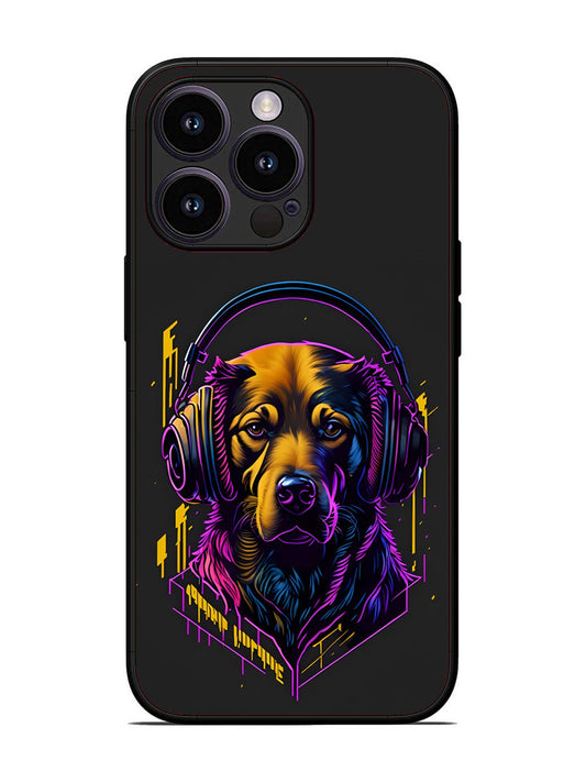 iPhone 14 Pro Music Lover Dog
