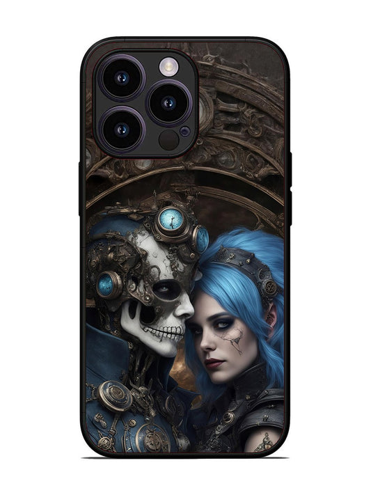 iPhone 14 Pro Skeleton & Devil Girl