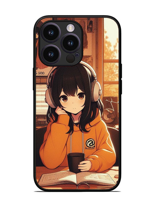 iPhone 14 Pro Cute Girl listening Music