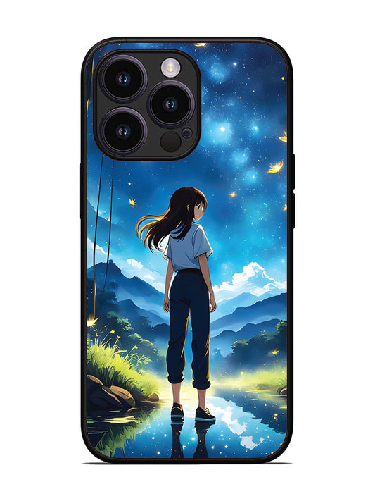 iPhone 14 Pro Girl In Beautiful Forest