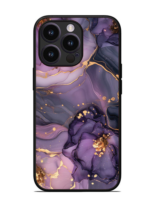 iPhone 14 Pro Royal Orchid Theme Marble