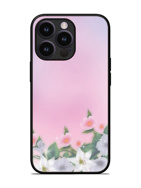 iPhone 14 Pro Pink Floral Elegance