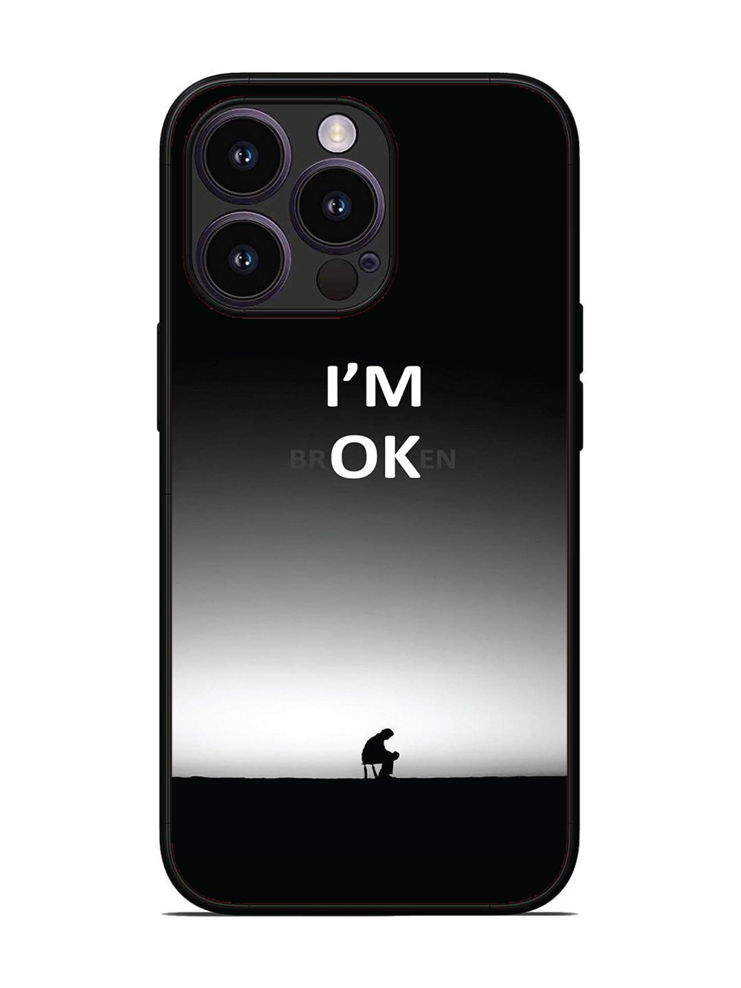 iPhone 14 Pro I'm Broken A man on Chair Alone