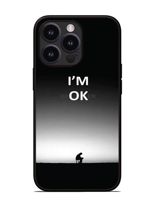 iPhone 14 Pro I'm Broken A man on Chair Alone