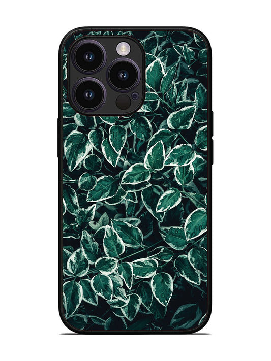iPhone 14 Pro Green Oasis Leafs