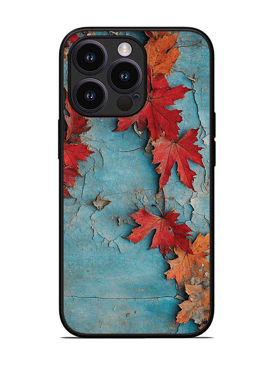 iPhone 14 Pro Autumn Leafs Marble