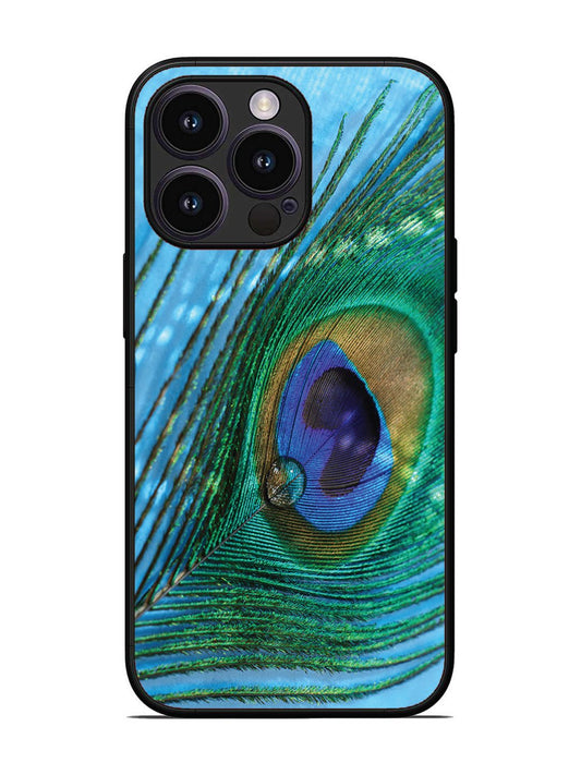iPhone 14 Pro A drop on Peacock Feather