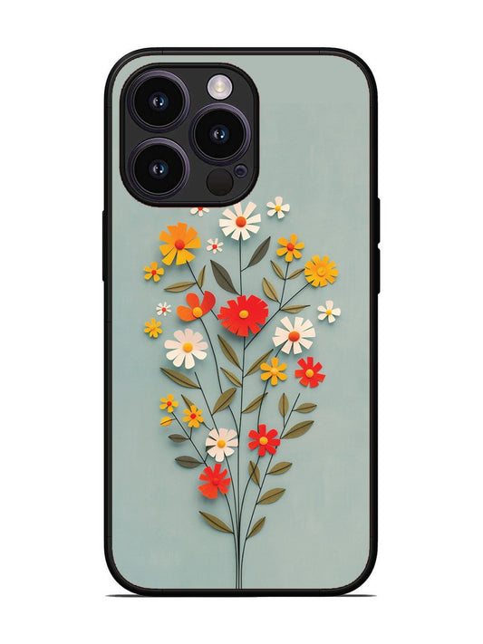 iPhone 14 Pro Paper Flowers
