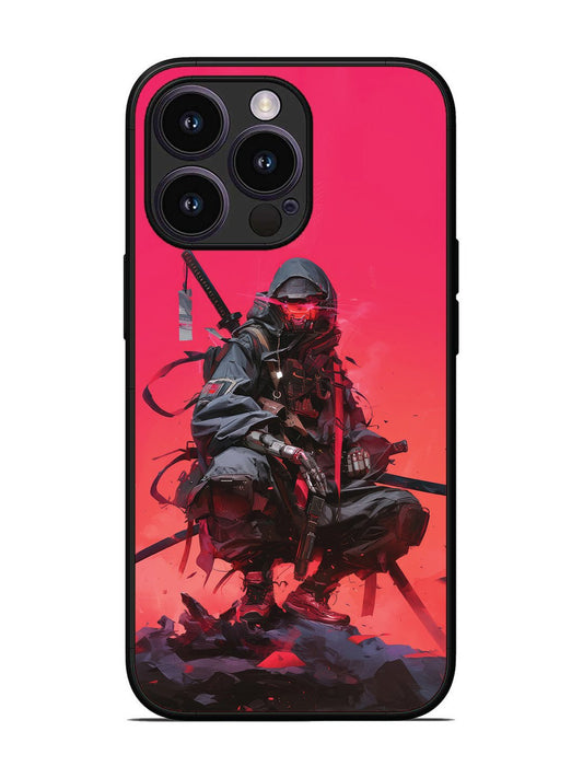 iPhone 14 Pro Cyberpunk Ninja Katana