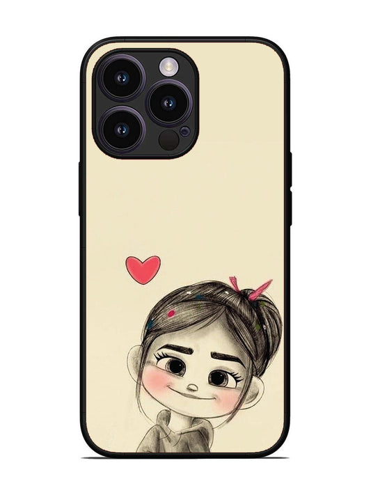 iPhone 14 Pro Cute Girl Looking at You